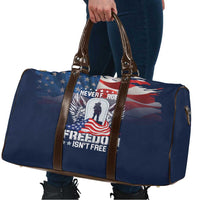 Never Forget Freedom American Memorial Day Travel Bag