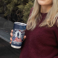 Never Forget Freedom American Memorial Day Personalized Tumbler Cup