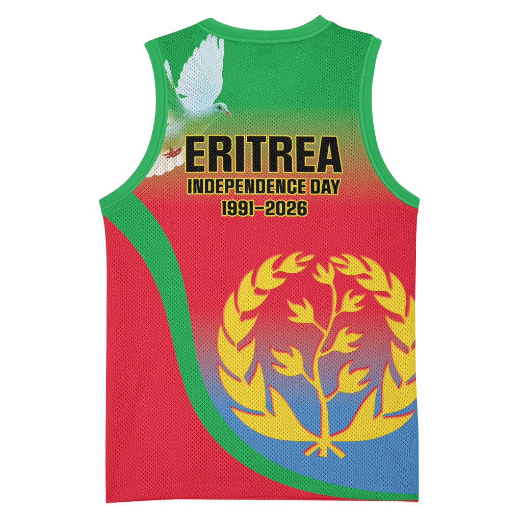 Eritrea 35th Anniversary Basketball Jersey May 24 1991-2026 Proud To Be Eritrean