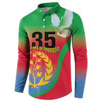 Eritrea 35th Anniversary Button Sweatshirt May 24 1991-2026 Proud To Be Eritrean