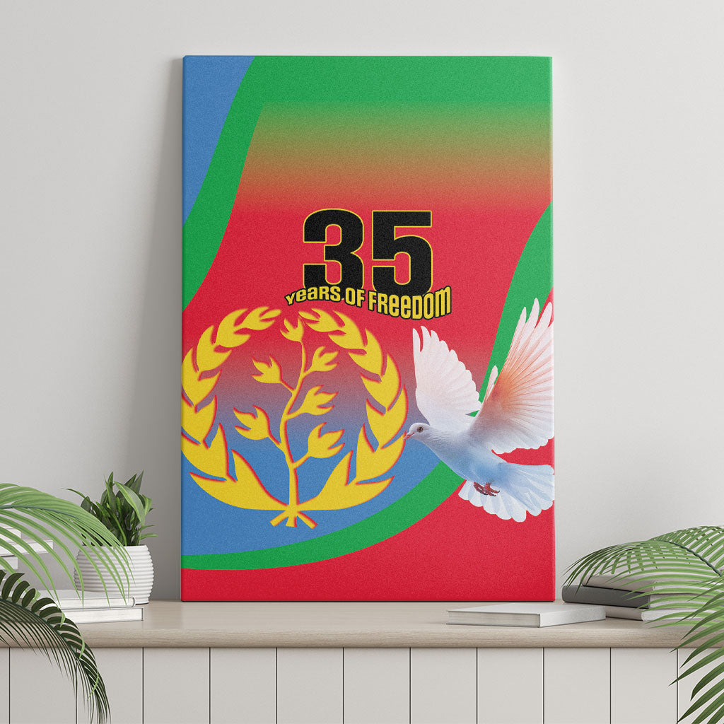 Eritrea 35th Anniversary Canvas Wall Art May 24 1991-2026 Proud To Be Eritrean