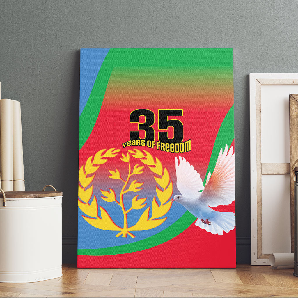 Eritrea 35th Anniversary Canvas Wall Art May 24 1991-2026 Proud To Be Eritrean
