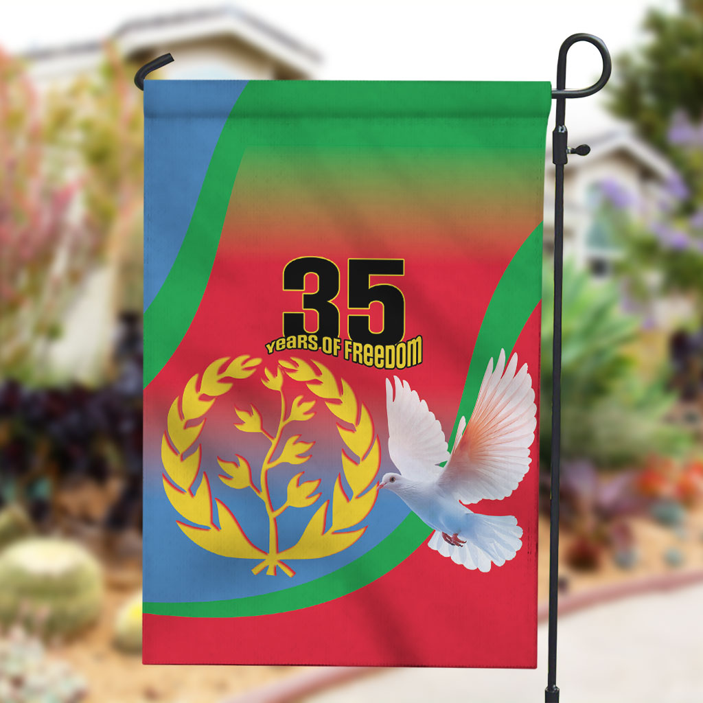 Eritrea 35th Anniversary Garden Flag May 24 1991-2026 Proud To Be Eritrean