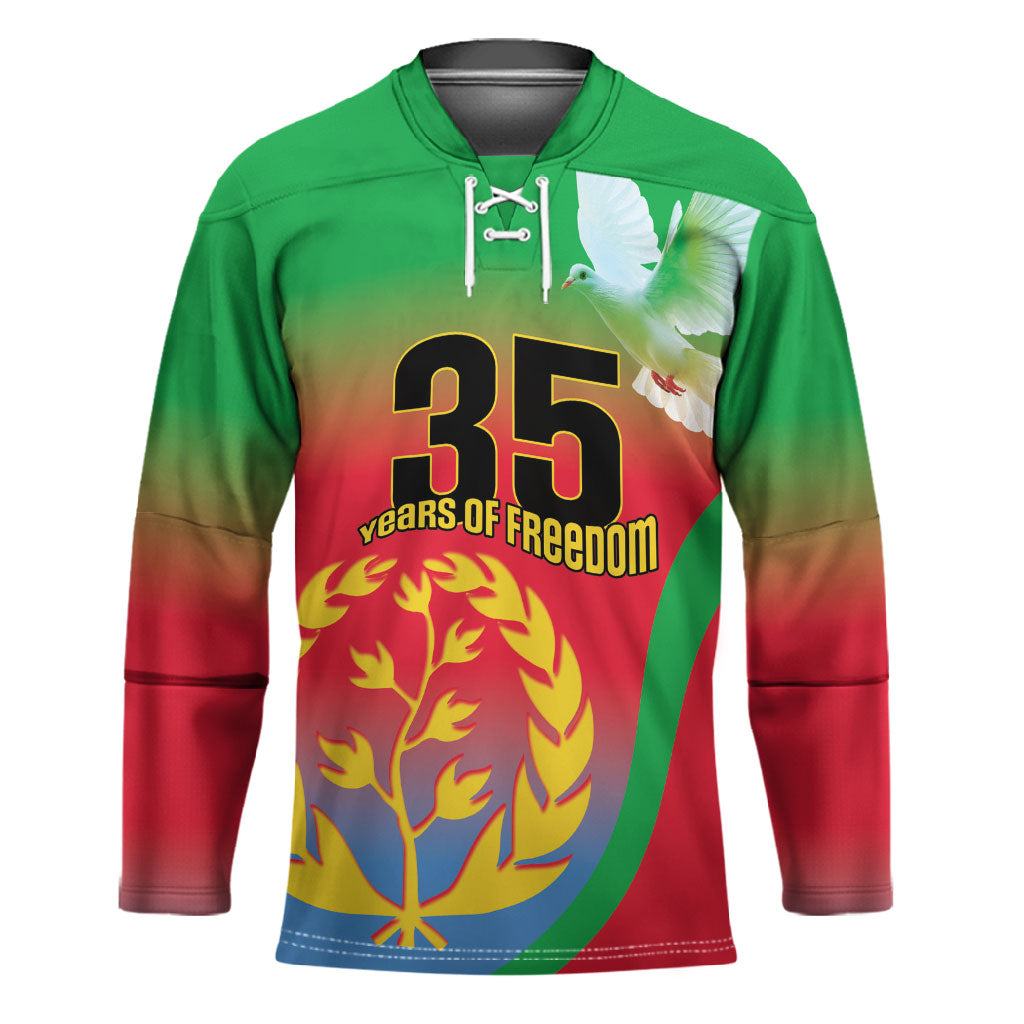 Eritrea 35th Anniversary Hockey Jersey May 24 1991-2026 Proud To Be Eritrean