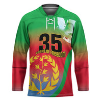 Eritrea 35th Anniversary Hockey Jersey May 24 1991-2026 Proud To Be Eritrean
