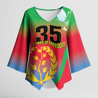 Eritrea 35th Anniversary Kimono Sleeve Blouse May 24 1991-2026 Proud To Be Eritrean