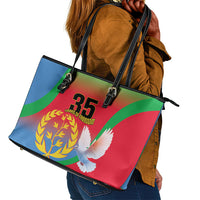 Eritrea 35th Anniversary Leather Tote Bag May 24 1991-2026 Proud To Be Eritrean