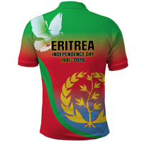 Eritrea 35th Anniversary Polo Shirt May 24 1991-2026 Proud To Be Eritrean