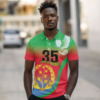 Eritrea 35th Anniversary Polo Shirt May 24 1991-2026 Proud To Be Eritrean