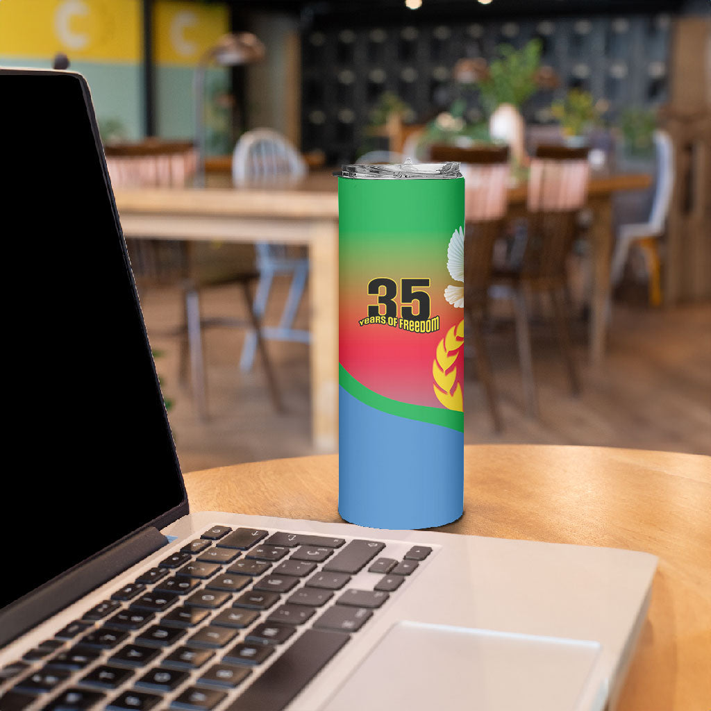 Eritrea 35th Anniversary Skinny Tumbler May 24 1991-2026 Proud To Be Eritrean