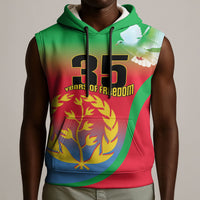 Eritrea 35th Anniversary Sleeveless Hoodie May 24 1991-2026 Proud To Be Eritrean