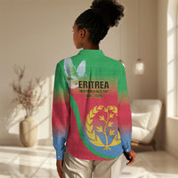 Eritrea 35th Anniversary Women Casual Shirt May 24 1991-2026 Proud To Be Eritrean
