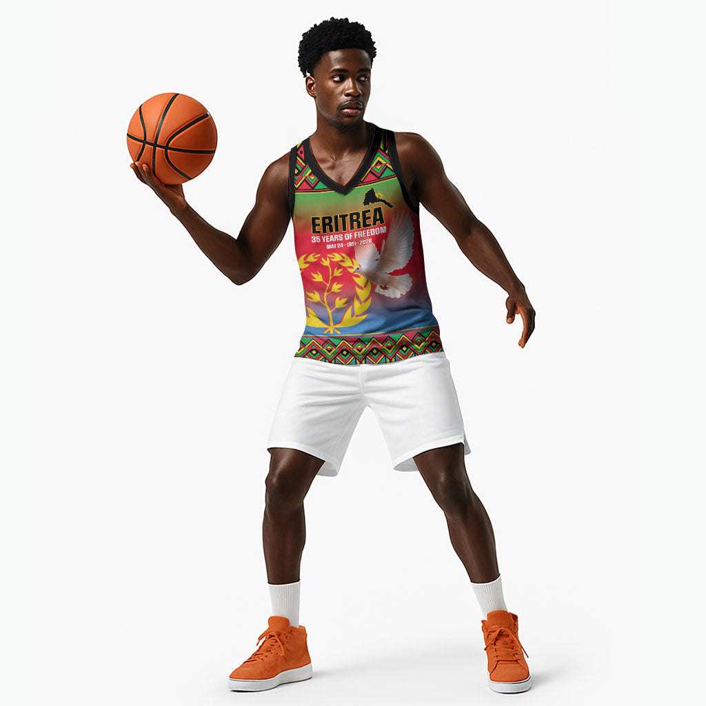 Eritrea 35 Years Of Independence Basketball Jersey 1991-2026 Freedom Legacy Pride