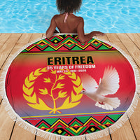 Eritrea 35 Years Of Independence Beach Blanket 1991-2026 Freedom Legacy Pride