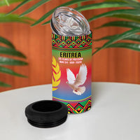 Eritrea 35 Years Of Independence 4 in 1 Can Cooler Tumbler 1991-2026 Freedom Legacy Pride