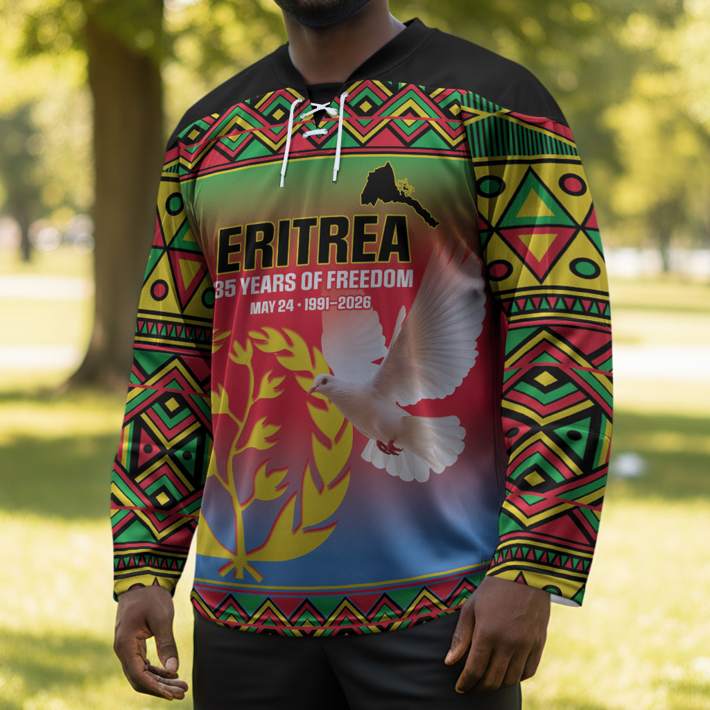 Eritrea 35 Years Of Independence Hockey Jersey 1991-2026 Freedom Legacy Pride