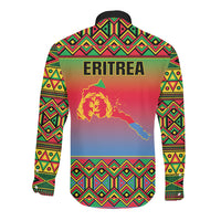 Eritrea 35 Years Of Independence Long Sleeve Button Shirt 1991-2026 Freedom Legacy Pride