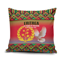 Eritrea 35 Years Of Independence Pillow Cover 1991-2026 Freedom Legacy Pride