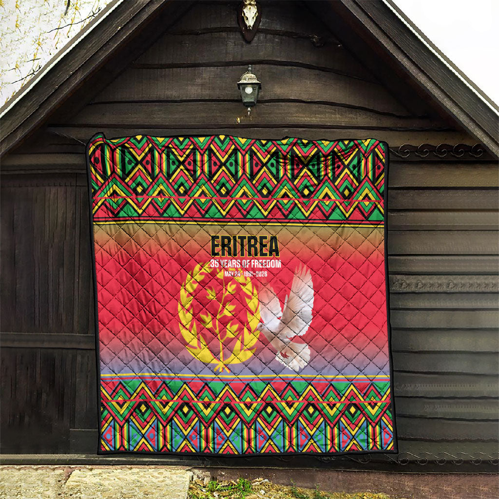 Eritrea 35 Years Of Independence Quilt 1991-2026 Freedom Legacy Pride