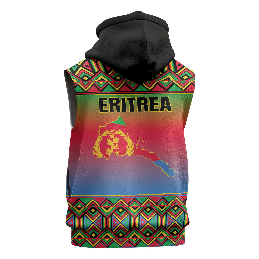 Eritrea 35 Years Of Independence Sleeveless Hoodie 1991-2026 Freedom Legacy Pride