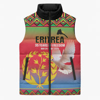 Eritrea 35 Years Of Independence Sleeveless Puffer Jacket 1991-2026 Freedom Legacy Pride