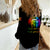 Pride Month To Be Yourself Women Casual Shirt Black Vibe - Wonder Print Shop