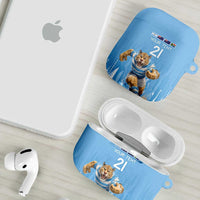 Argentina Rugby Custom AirPods Case Glory Be To Pumas - Wonder Print Shop