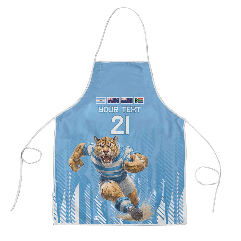 Argentina Rugby Custom Apron Glory Be To Pumas - Wonder Print Shop