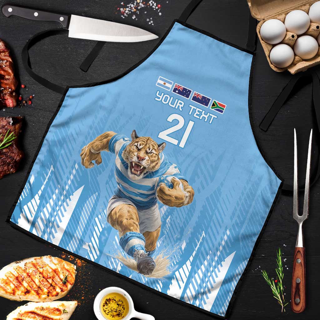 Argentina Rugby Custom Apron Glory Be To Pumas - Wonder Print Shop