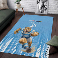 Argentina Rugby Custom Area Rug Glory Be To Pumas - Wonder Print Shop