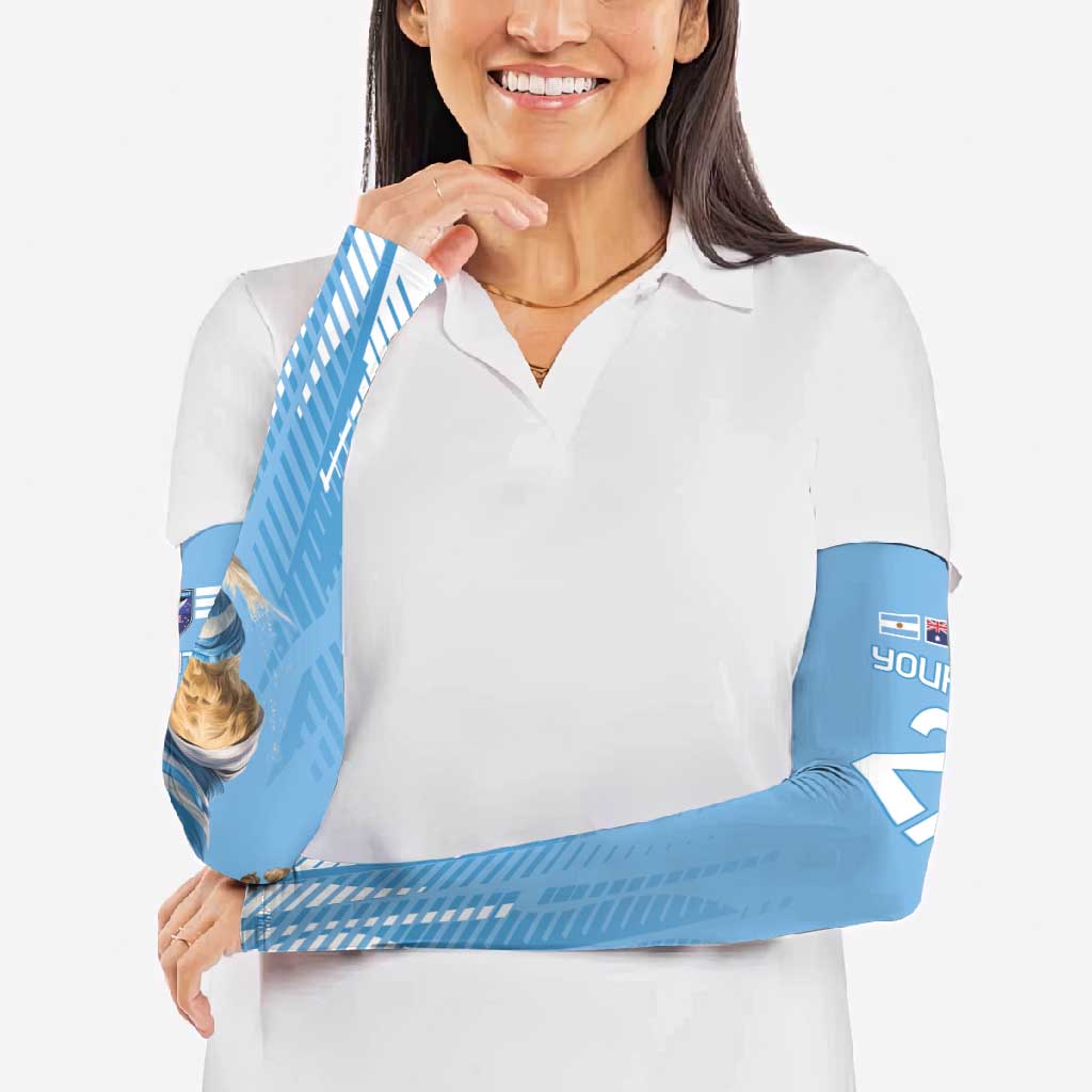 Argentina Rugby Custom Arm Sleeves Glory Be To Pumas - Wonder Print Shop