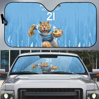 Argentina Rugby Custom Auto Sun Shade Glory Be To Pumas - Wonder Print Shop