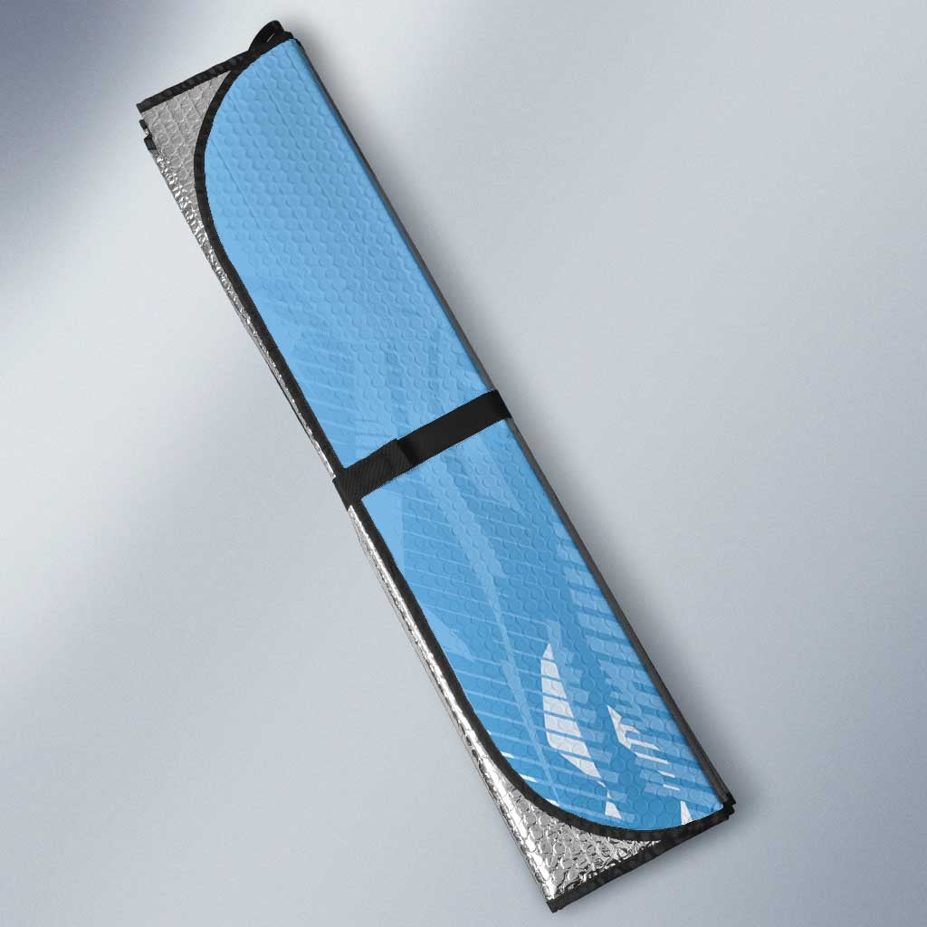 Argentina Rugby Custom Auto Sun Shade Glory Be To Pumas - Wonder Print Shop