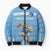 Argentina Rugby Custom Bomber Puffer Jacket Glory Be To Pumas - Wonder Print Shop