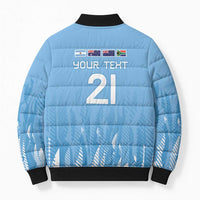 Argentina Rugby Custom Bomber Puffer Jacket Glory Be To Pumas - Wonder Print Shop