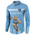 Argentina Rugby Custom Button Sweatshirt Glory Be To Pumas - Wonder Print Shop