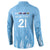 Argentina Rugby Custom Button Sweatshirt Glory Be To Pumas - Wonder Print Shop