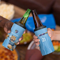 Argentina Rugby Custom 4 in 1 Can Cooler Tumbler Glory Be To Pumas - Wonder Print Shop
