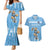 Argentina Rugby Custom Couples Matching Mermaid Dress and Hawaiian Shirt Glory Be To Pumas - Wonder Print Shop