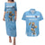 Argentina Rugby Custom Couples Matching Puletasi and Hawaiian Shirt Glory Be To Pumas - Wonder Print Shop