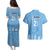 Argentina Rugby Custom Couples Matching Puletasi and Hawaiian Shirt Glory Be To Pumas - Wonder Print Shop