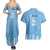 Argentina Rugby Custom Couples Matching Summer Maxi Dress and Hawaiian Shirt Glory Be To Pumas - Wonder Print Shop
