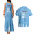 Argentina Rugby Custom Couples Matching Tank Maxi Dress and Hawaiian Shirt Glory Be To Pumas - Wonder Print Shop