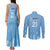 Argentina Rugby Custom Couples Matching Tank Maxi Dress and Long Sleeve Button Shirt Glory Be To Pumas - Wonder Print Shop