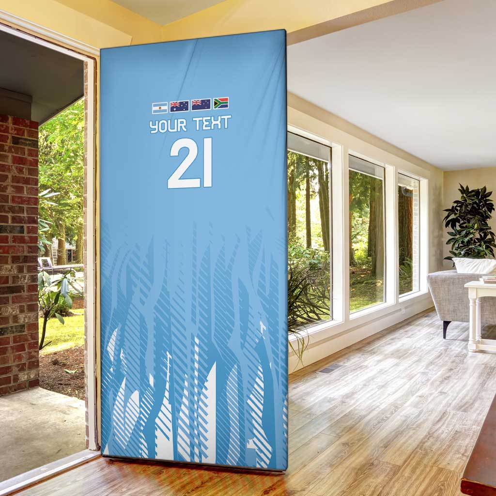 Argentina Rugby Custom Door Cover Glory Be To Pumas - Wonder Print Shop