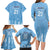 Argentina Rugby Custom Family Matching Long Sleeve Bodycon Dress and Hawaiian Shirt Glory Be To Pumas - Wonder Print Shop