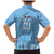 Argentina Rugby Custom Family Matching Mermaid Dress and Hawaiian Shirt Glory Be To Pumas - Wonder Print Shop