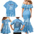 Argentina Rugby Custom Family Matching Mermaid Dress and Hawaiian Shirt Glory Be To Pumas - Wonder Print Shop