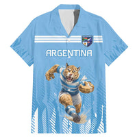 Argentina Rugby Custom Family Matching Mermaid Dress and Hawaiian Shirt Glory Be To Pumas - Wonder Print Shop