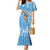 Argentina Rugby Custom Family Matching Mermaid Dress and Hawaiian Shirt Glory Be To Pumas - Wonder Print Shop